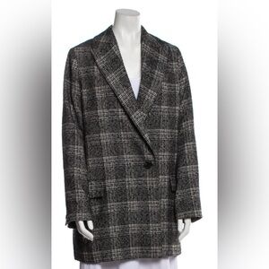 AllSaints Black and Gray Lucid Blazer